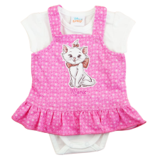  2 részes baba nyári szettt kantáros szoknyával, Marie cica mintával gyerek ruha szett