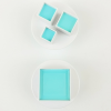  2 RÉSZES FONDANT KISZÚRÓ - NÉGYSZÖGEK