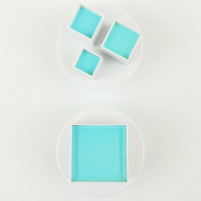  2 RÉSZES FONDANT KISZÚRÓ - NÉGYSZÖGEK sütés és főzés