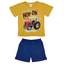  2 részes kisfiú nyári szett traktoros mintával gyerek ruha szett