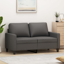  2 személyes szürke műbőr kanapé 120 cm bútor