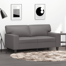  2 személyes szürke műbőr kanapé 120 cm bútor