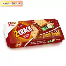  2Crack kréker kakós-mogyorós (barna) 190g Roshen csokoládé és édesség