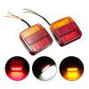  2db LED hátsó lámpa 12V Utánfutó Lakókocsikhoz