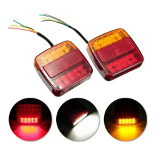  2db LED hátsó lámpa 12V Utánfutó Lakókocsikhoz hátsó lámpa