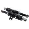 2EXTREME 280mm M8/M10 fekete univerzális hátsó lengéscsillapító szett robogóhoz, váltós mopedhez, mokickhez, mopedhez 2T/4T 2EXTREME Futómű és fék alkatrészek Lengéscsillapítók