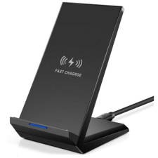 2go 797330 Induktív gyorstöltő állomás - Fekete (15W) (797330) mobiltelefon kellék