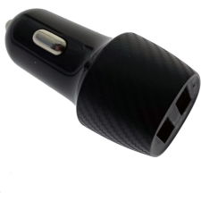 2go Dual-USB KFZ-Ladegerät schwarz (794251) mobiltelefon kellék
