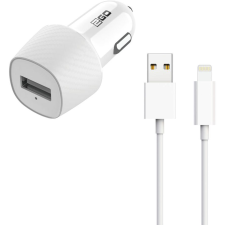 2go Kfz-Lade-Set 2-teilig  USB auf Lightning  weiß (797252) mobiltelefon kellék