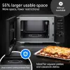  2in1 mikrohullámú sütő, 20 liter, ProfiCook, fekete
