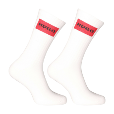  2PACK zokni HUGO magas fehér (50510640 100) M