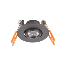 2R ANGEL EYE LED R03 3W 4000K kerek szpot mélysugárzó fekete világítás
