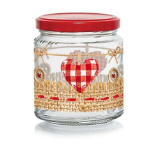 300ml Karácsonyi Díszüveg Fedéllel papírárú, csomagoló és tárolóeszköz