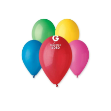 30 cm-es gumi lufi, vegyes színekben 100db/csomag party kellék