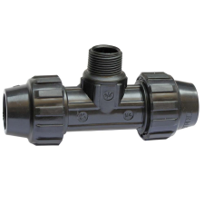  32-1” KPE külsőmenetes T-idom hűtés, fűtés szerelvény