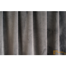  (37 szín) Savaria plüss dekorációs függöny-Acélszürke lakástextília