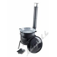  39cm Bográcsház + zománcozott szeletsütő 42cm 9 részes sütés és főzés