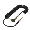  3.5mm AUX audiokábel Fekete