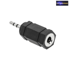 3,5mm JACK dugó -> 2,5mm JACK aljzat átalakító audió/videó kellék, kábel és adapter