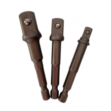 3 DARABOS EXTRA HOSSZÚ BIT KÉSZLET- DUGÓKULCS ADAPTER dugókulcs