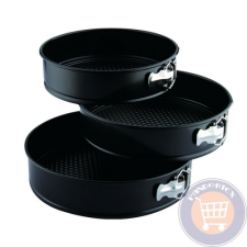  3 DARABOS KAPCSOS TORTAFORMA 24,26,28 cm sütés és főzés