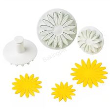 3 darabos rugós fondant kiszúró-Nagy margaréta sütés és főzés