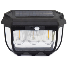 3 LED kültéri napelemes fali lámpa - 18W (HW 669-3W) kültéri világítás