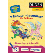  3-Minuten-Leserätsel für Erstleser: Zauberhafte Fabelwelt – Susanna Moll,Sebastian Coenen idegen nyelvű könyv