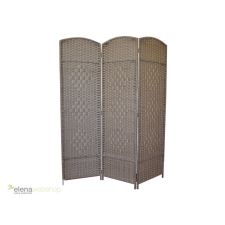  3 paneles szürke paraván - 180 * 150 cm bútor