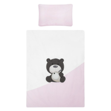  3-részes ágyneműgarnitúra Belisima LILO &amp; LU 90/120 rózsaszín babaágynemű, babapléd