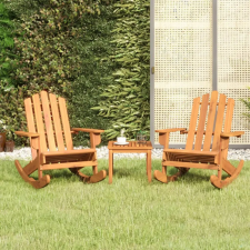  3 részes tömör akácfa kerti Adirondack ülőgarnitúra kerti bútor