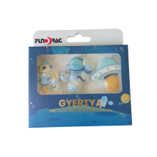  3 részes űrhajós tortagyertya szett party kellék