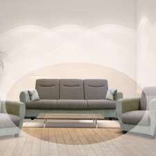  3-ülés ágyfunkcióval, barna, MILO 3-ülés bútor