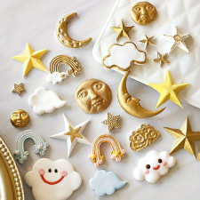  3D Csillag Alakú Szilikon Öntőforma Sütéshez és Kézműves Projektekhez sütés és főzés