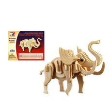  3D elefánt fa puzzle puzzle, kirakós