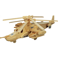 3D fa puzzle helikopter puzzle, kirakós