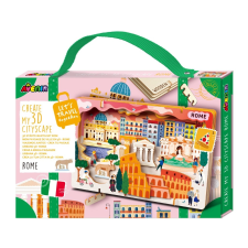3D fa puzzle – városi jelenet: Róma puzzle, kirakós