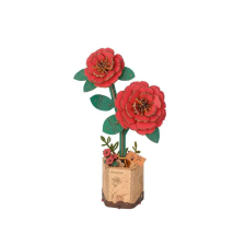3D kirakós játék, Camelia Rosie, Rowood, Lemn, 113 Piese puzzle, kirakós