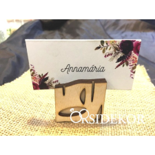  3D köszönetajándék és ültetőkártya 2 az 1-ben dekorációs kellék