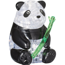3D kristály panda puzzle 42 darabos puzzle, kirakós