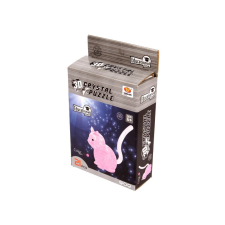  3D kristály puzzle - cica - 21 db puzzle, kirakós