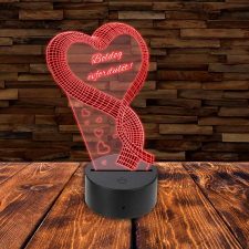  3D LED lámpa - Évfordulóra világítási kellék