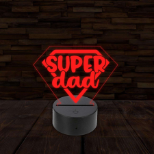  3D LED lámpa - SuperApa világítási kellék