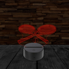  3D LED lámpa - Teniszütők világítási kellék