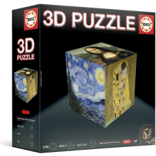 3D művészet puzzle kocka puzzle, kirakós