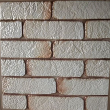  3D öntapadós falpanel fehér téglafal 30x30cm tapéta, díszléc és más dekoráció