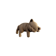 3D Puzzle, CICKA TRIÓ, Karton, 254 db puzzle, kirakós