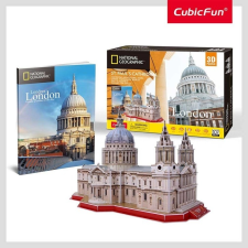  3D puzzle City Travel- London, St.Paul&#039;s katedrális 107db-os puzzle, kirakós