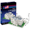  3D puzzle - Fehér ház (U.S.A.)