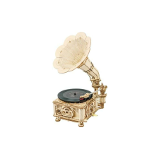  3D puzzle Klasszikus Gramofon, ROKR, Fa, 424 részes puzzle, kirakós